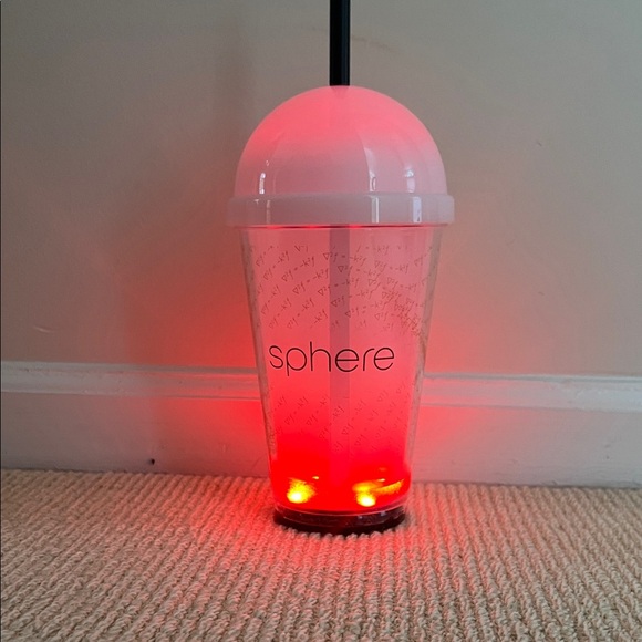 White and Black Tumbler with Straw - Picture 4 of 6